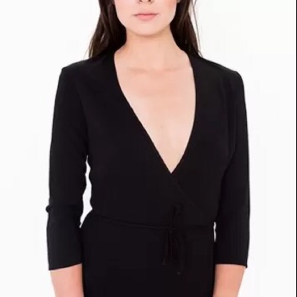 Black Wrap Dress